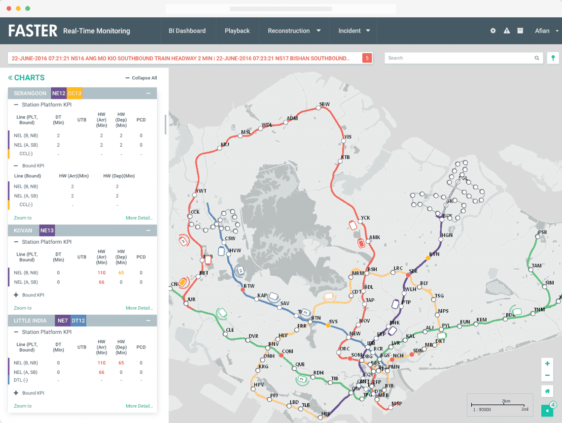 IBM LTA FASTER Rail Network Map IBM LTA FASTER Rail Network Map